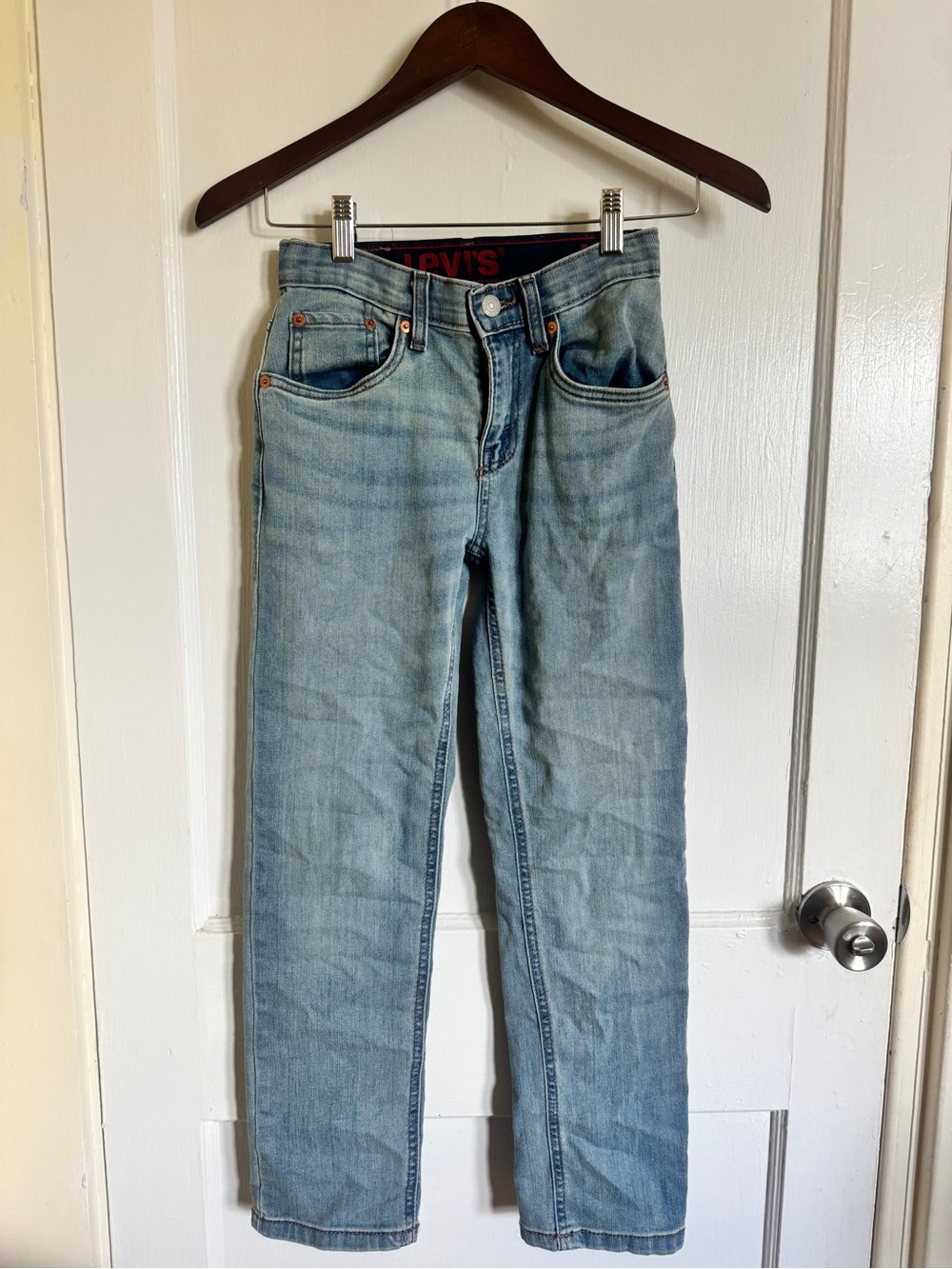 Levi's Boy’s Light Wash Straight Jeans